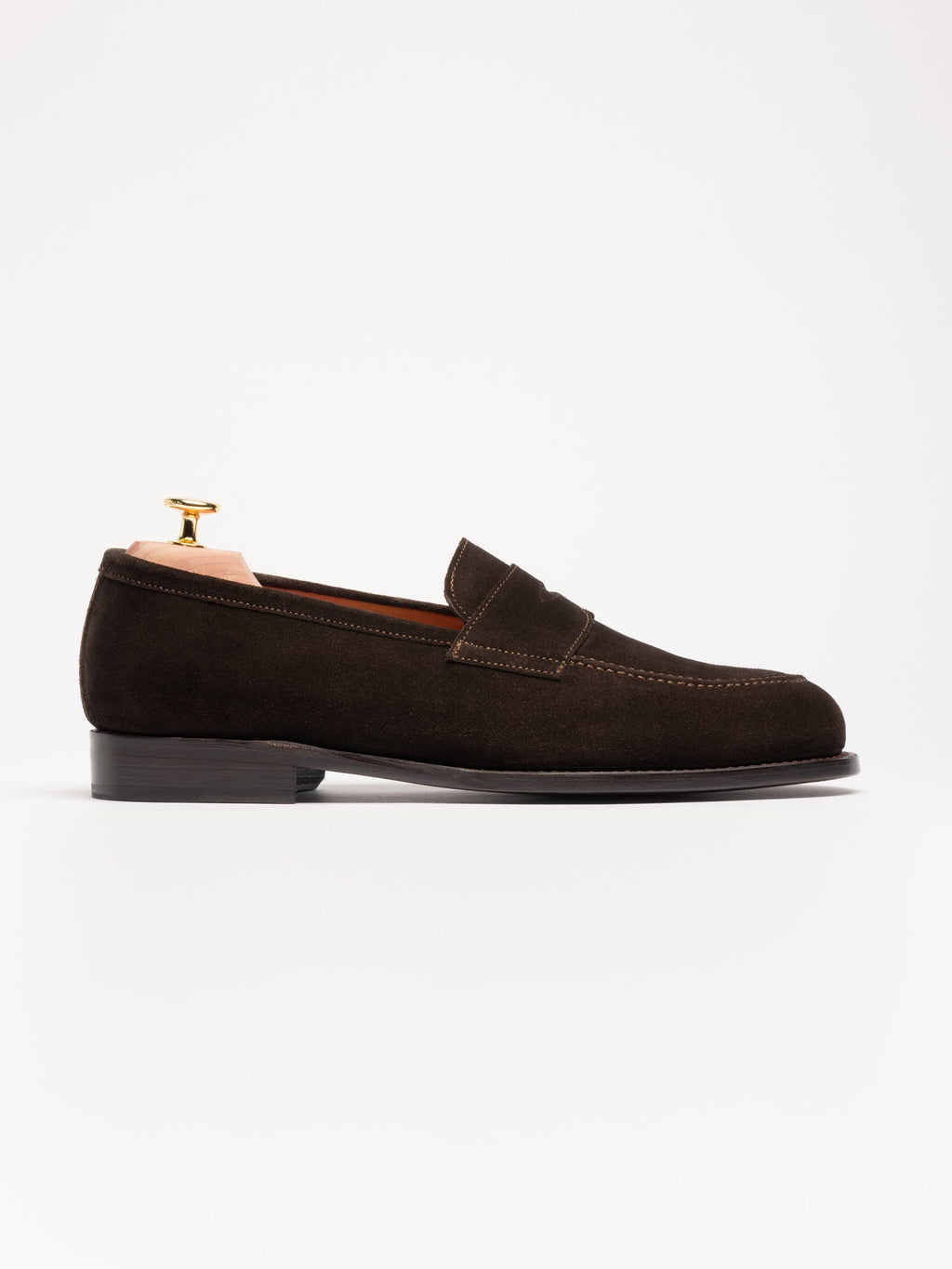 The Penny Loafer - Brown Suede