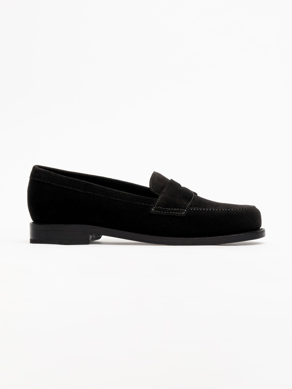 The Ivy Loafer - Black Suede