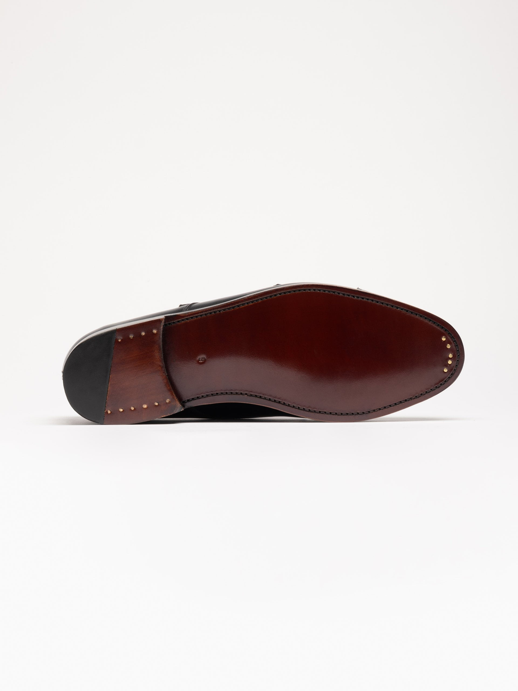 The Double Monkstrap - Black Calf
