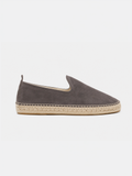 The Espadrille - Light Grey Suede