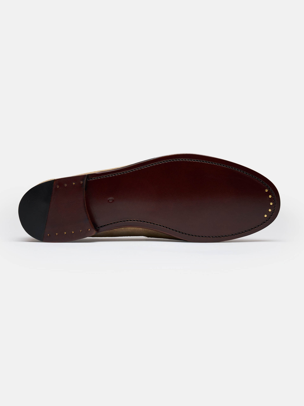 The Penny Loafer - Sand Suede - Unlined