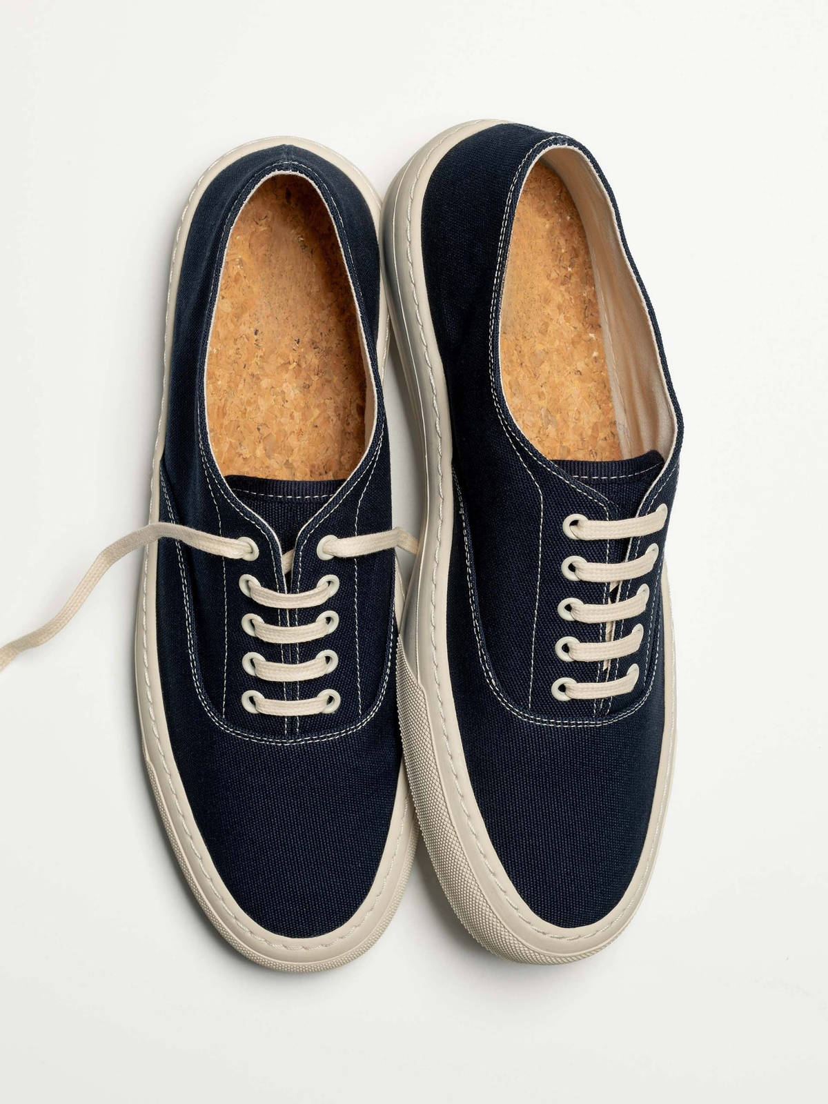 The Deck Shoe - Navy Canvas