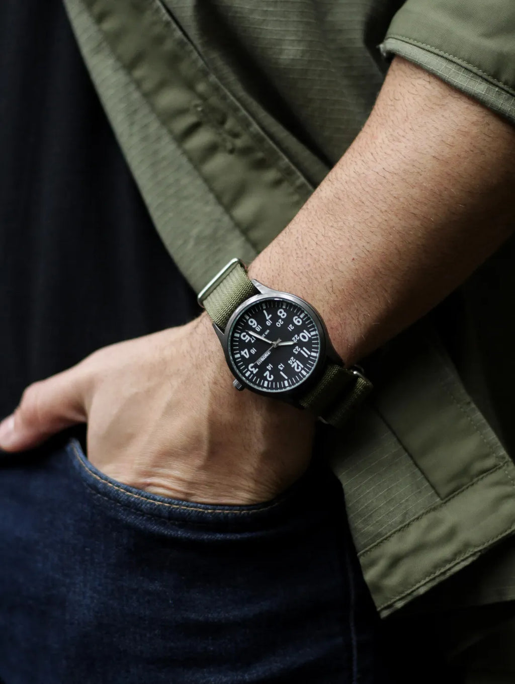 NATO STRAP MILITARY – GREEN